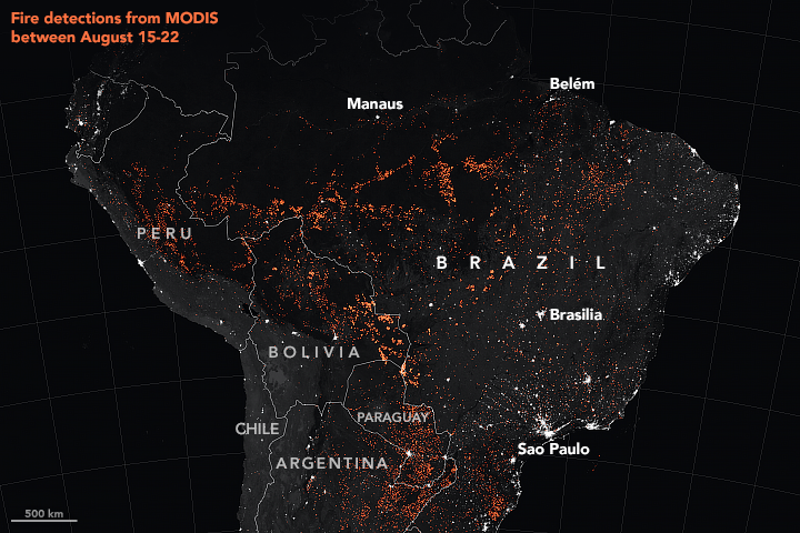 Incendios en el Amazonas