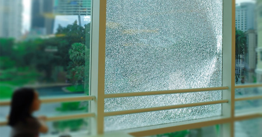 Tempered glass provides enough window and door safety and security. Source: defenselite