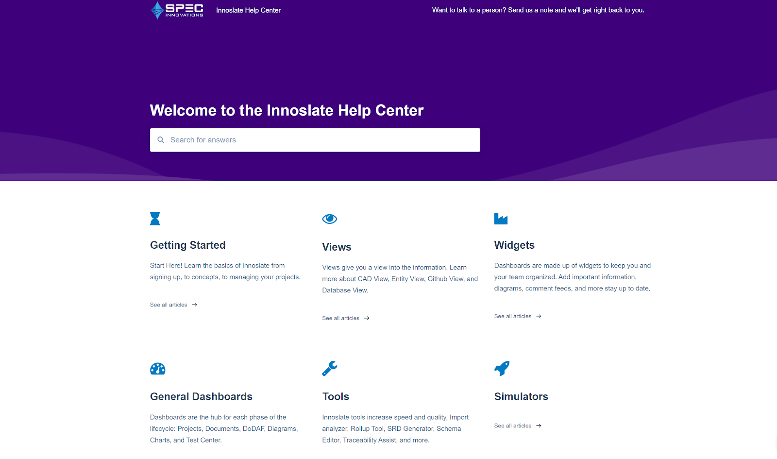 Innoslate Help Center