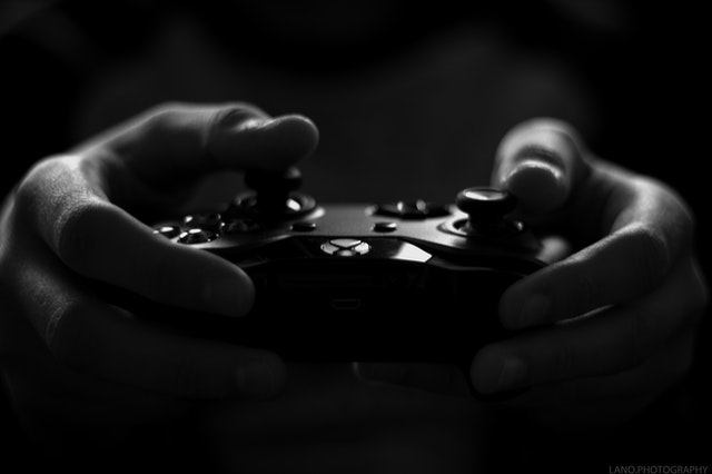 Picture of a Gaming Controller in Hands