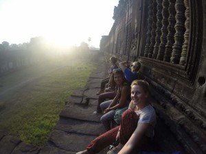 Angkor Wat Sunset via Selfie Stick