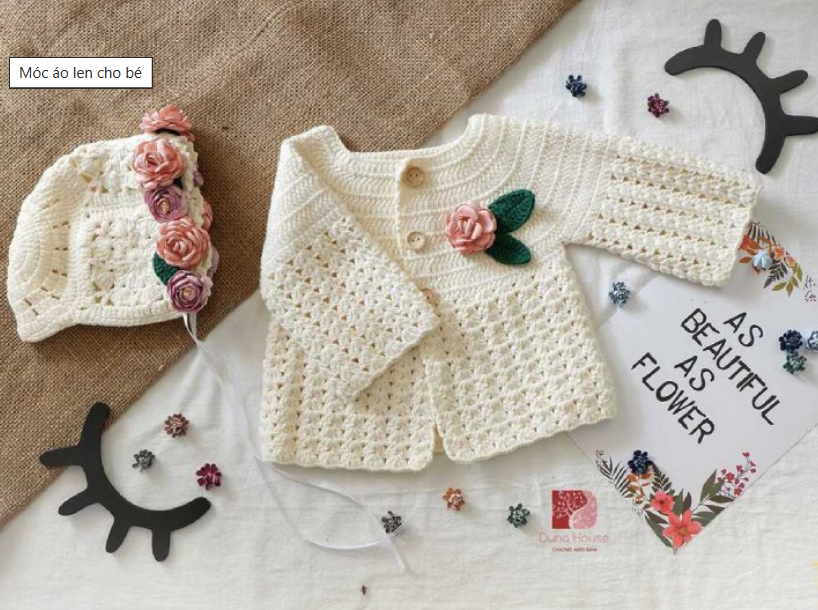 mẫu áo len handmade