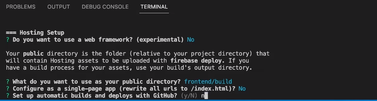terminal with three prompts