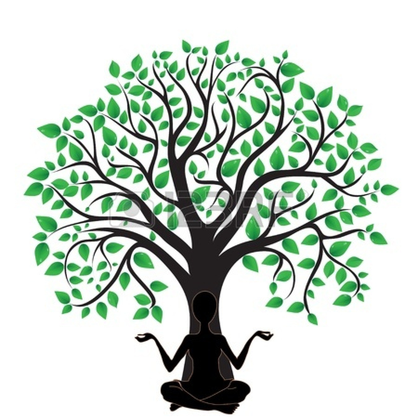 Clip Art Yoga And Mindfulness Clipart 