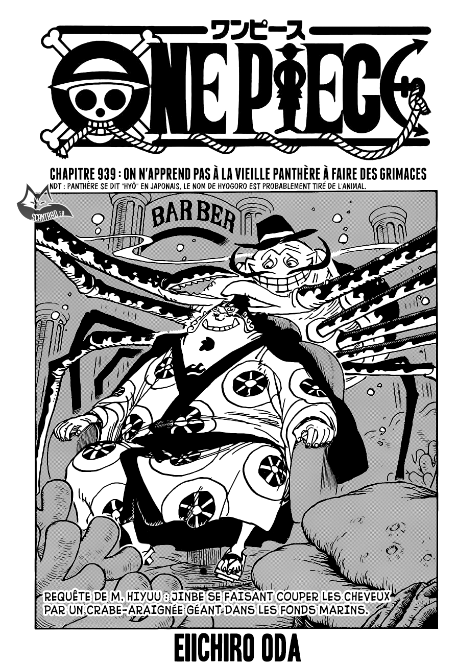 One Piece: Chapter chapitre-939 - Page 1