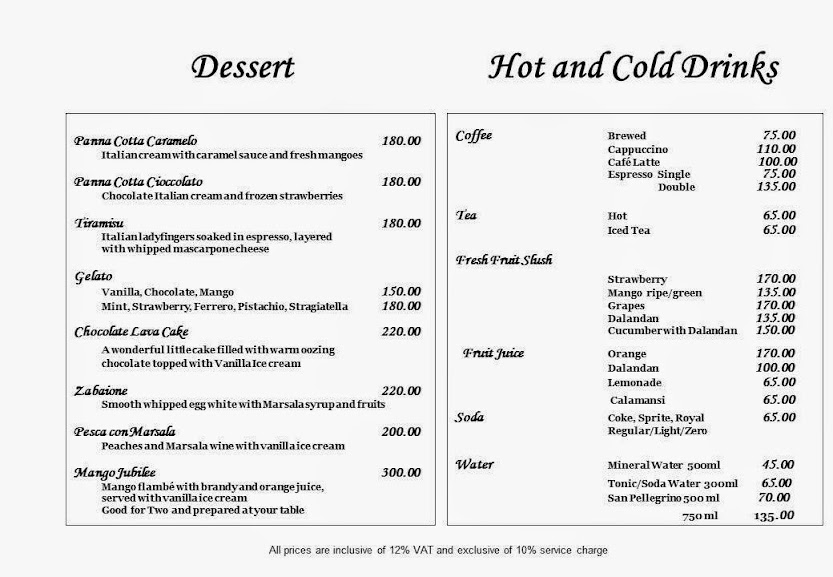 Buona Vita Dessert and Drinks