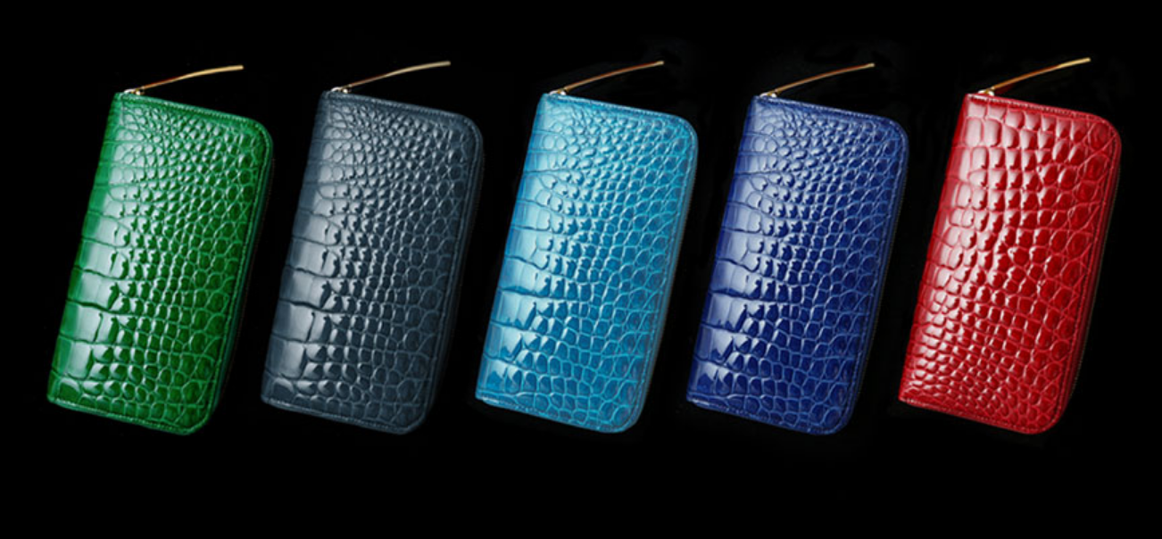 池田工芸のクロコダイル財布の全カラー