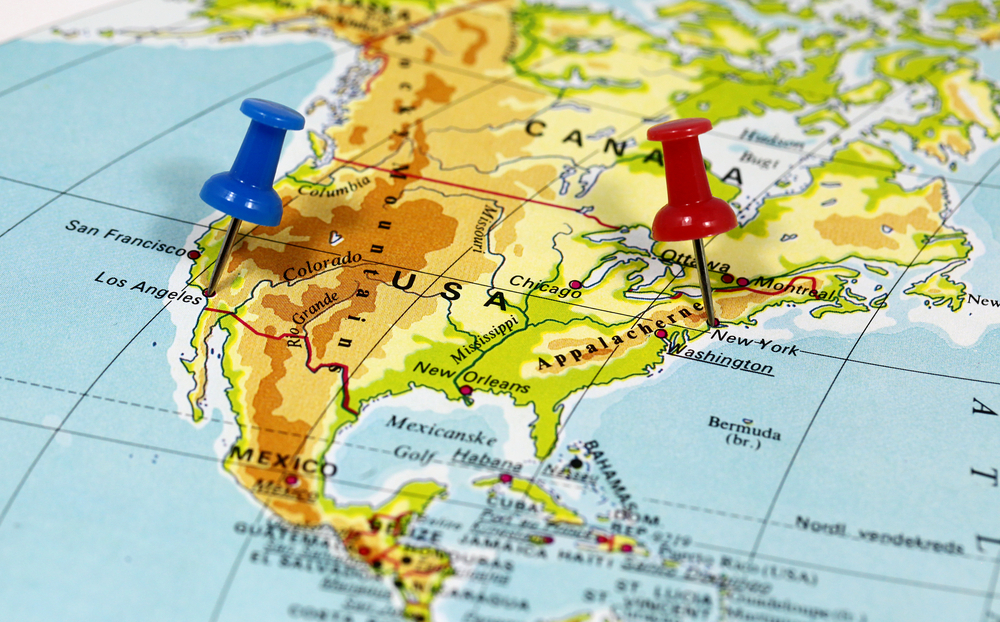 Distance from New York to Los Angeles | 2,789 miles | SecureSpace 
