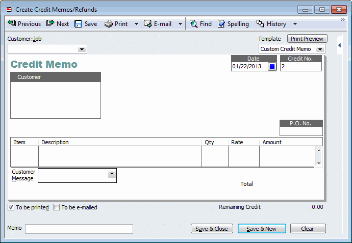 What is a Credit Memo in QuickBooks and how to create credit memo