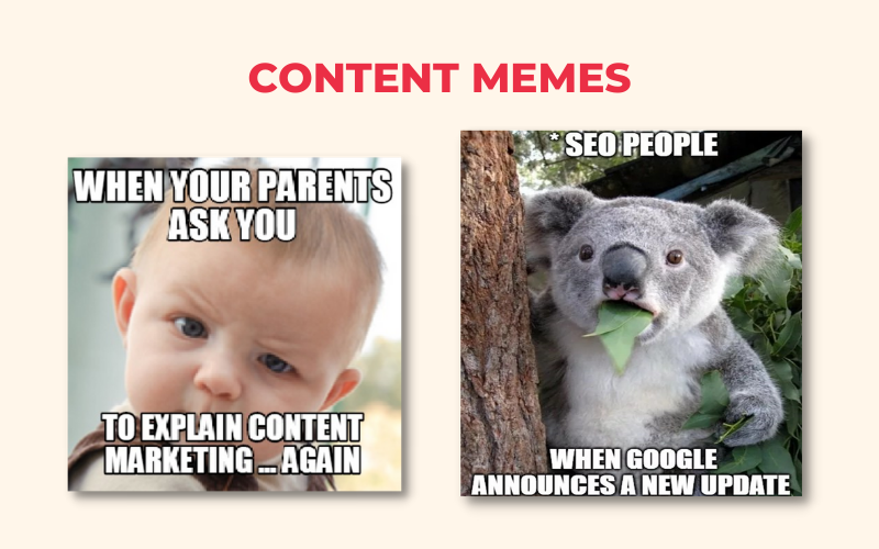 Content meme hài hước