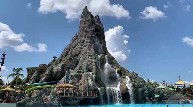 Swim at the Volcano Bay