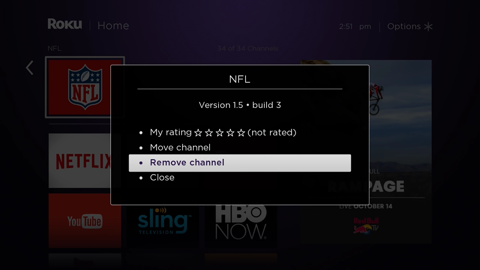 YouTube not working on Roku