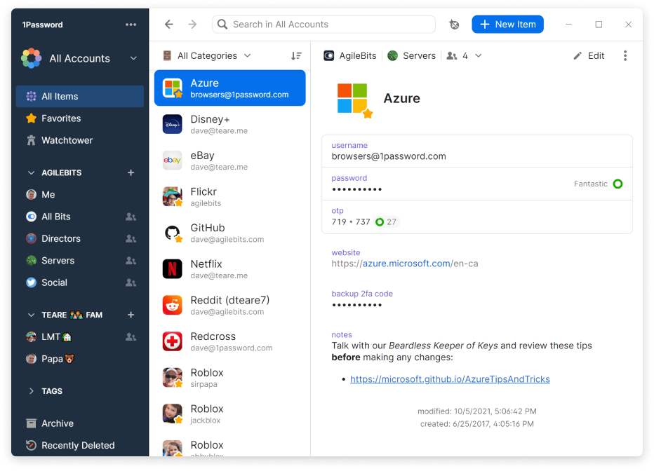 1password password manager