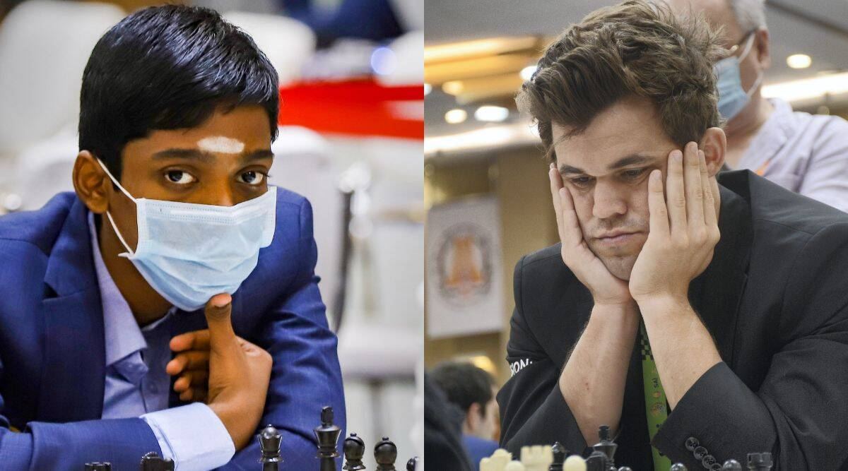 Carlsen shows appreciation for Praggnanandhaa: After their eighth round Julius Baer Cup match on Tuesday finished in a draw