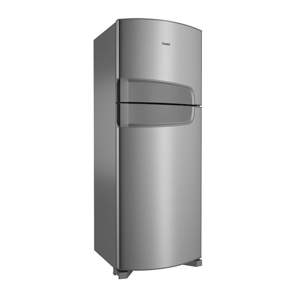 Geladeira Consul Cycle Defrost Duplex 450 litros cor Inox com Prateleiras  Reguláveis - CRD49AK - Consul
