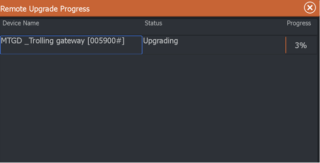 Paso 10. Actualización SWUP 22 software para MotorGuide Xi3 y Xi5