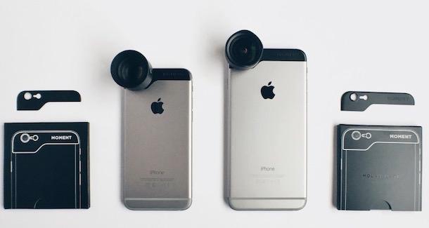 Moment накладные объективы для iPhone 6 и iPhone 6 Plus