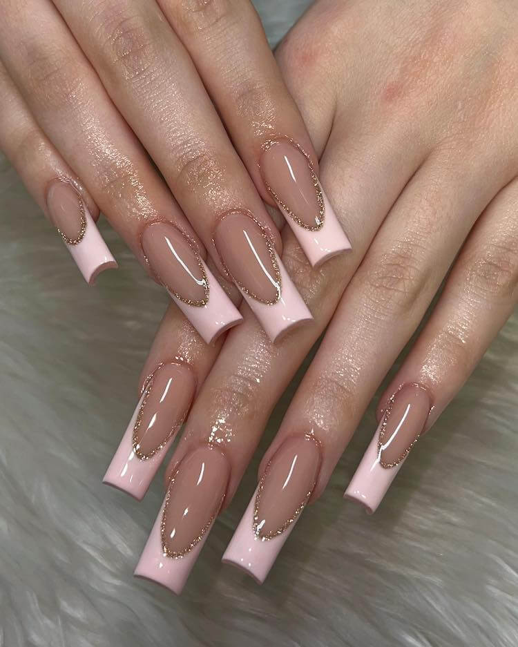 Full picture of the nude thinner nails