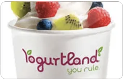 Yogurtland Gift Cards