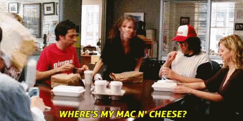 Image result for where's my mac and cheese gif