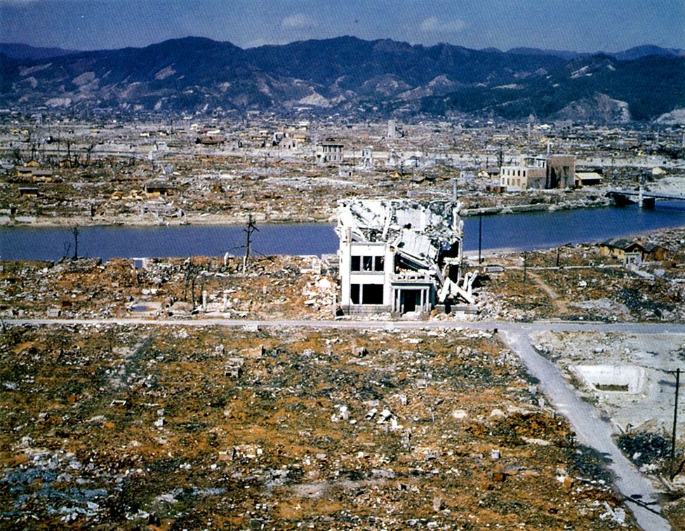 The devastated city of Hiroshima in 1945