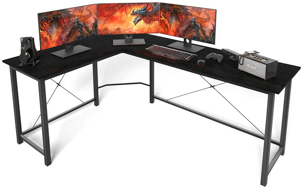 Best L Shaped Gaming Desks Dot Esports, Black Corner Desk Gaming