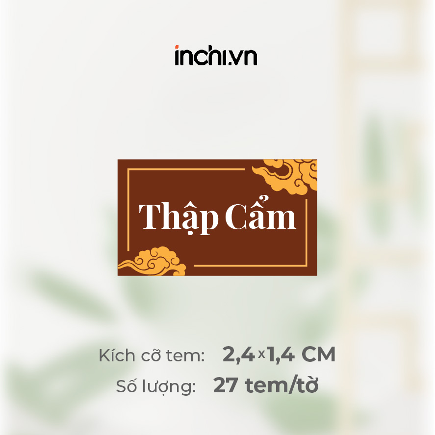 tem nhãn bánh trung thu hình chữ nhật