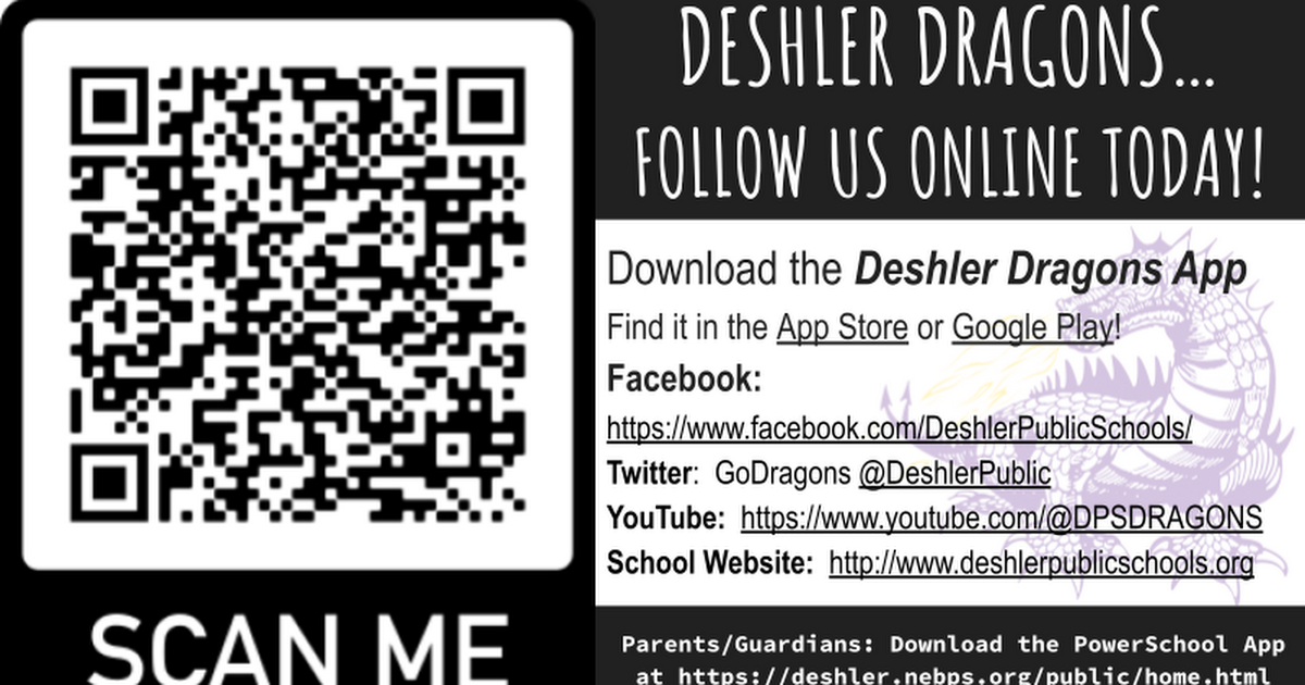 QR Code to Follow the Dragons