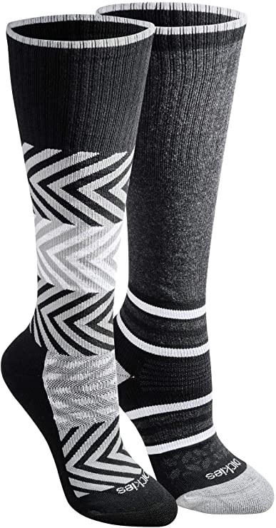 Dickies womens Light Comfort Compression Over-the-calf Socks