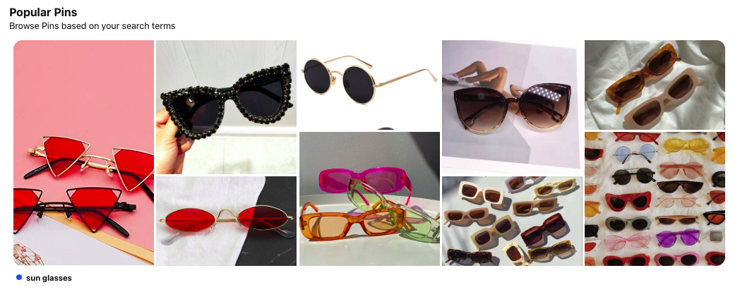 pinterest trends for sunglasses