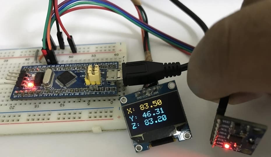 STM32 OLED Accelerometer