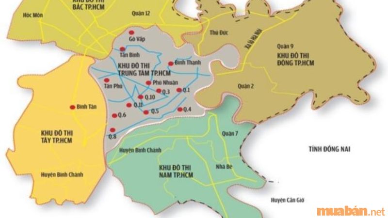 Vị trí địa lý thuận lợi của Quận 2
