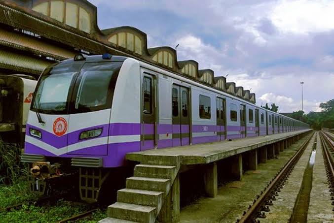 Kolkata Metro orange line stations 