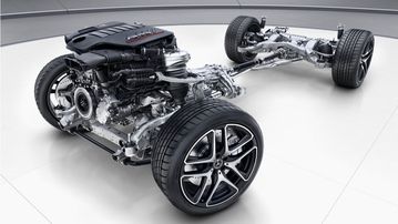 Mercedes GLE 450 2023 mang trong mình khối động cơ Xăng Turbo I6 dung tích 3.0L