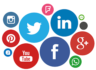 Logos de las distintas redes sociales