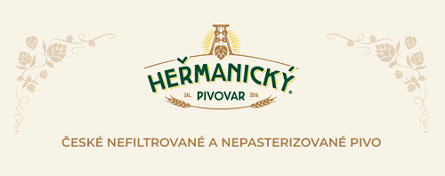 Logo Heřmanického pivovaru.