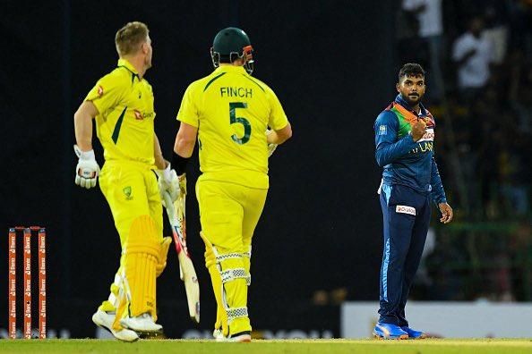 Wanindu Hasaranga made things difficult for Australia in the second T20I
