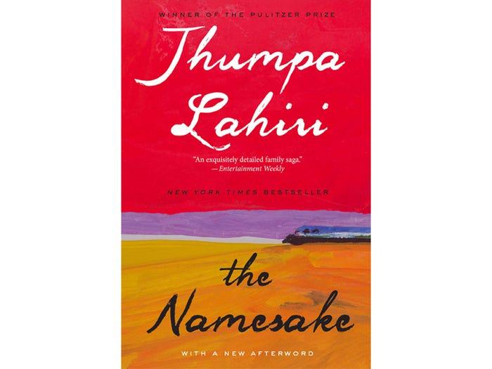 "The Namesake" by my Jhumpa Lahiri book cover