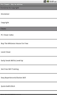 Download Pro Cheats - Skyrim Edition apk