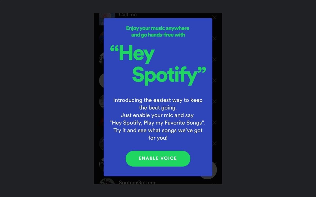 Hey Spotify" is a new wake word to launch music hands-free