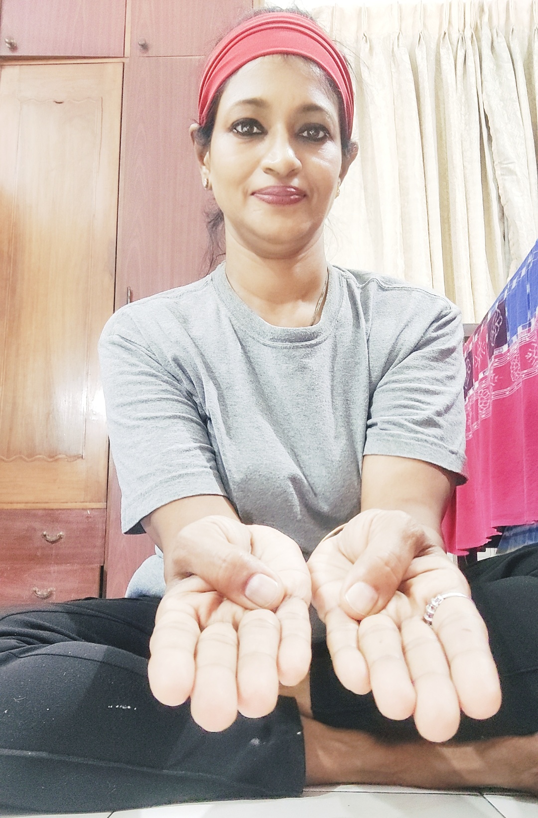 The Aditi or Tattva mudra is excellent for seniors, and especially for the mind. It keeps us grounded, secure, and stable. 