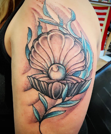 A Beautiful Oyster Tattoo