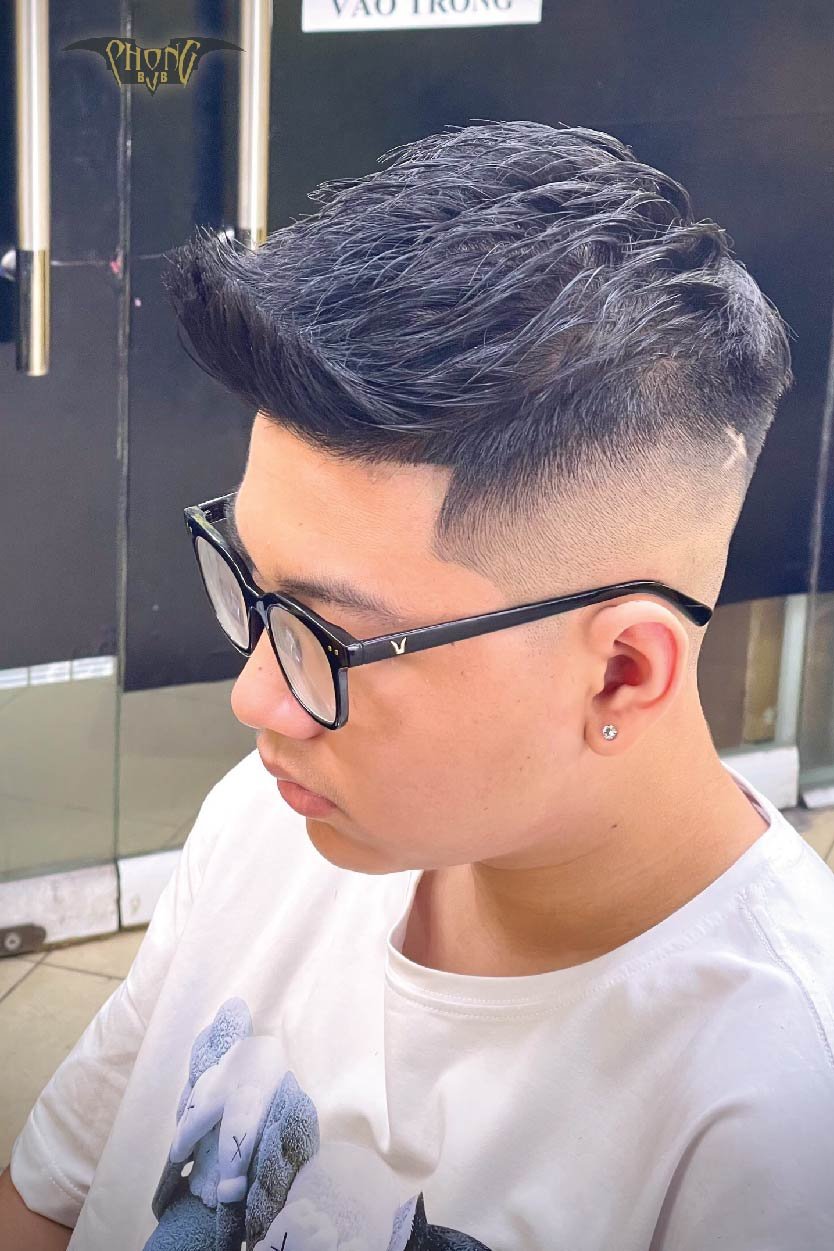 Kiểu tóc Quiff có mái nhuộm