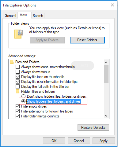 Recover Files from External Hard Drive