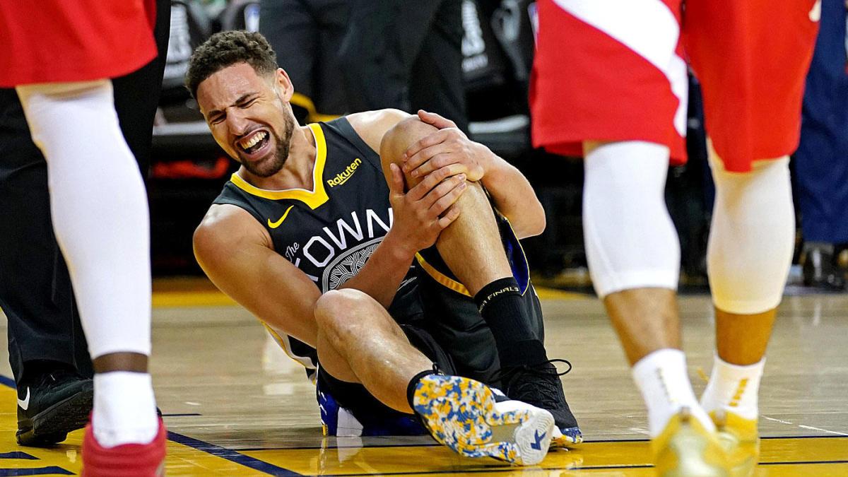 Klay Thompson injury update: Warriors star suffered a torn ACL in his left  knee during Game 6 of NBA Finals - CBSSports.com