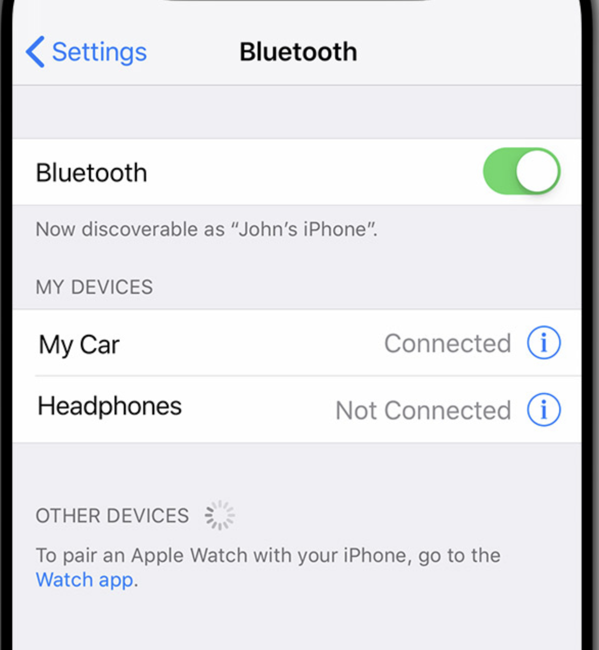 Restart Bluetooth On Your iPhone