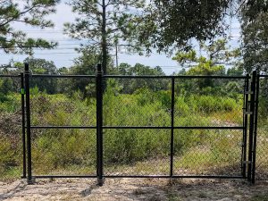 FL Black PVC and Polymer Coated Chain Link Fence
