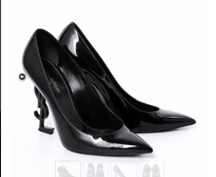 Giày cao gót Saint Laurent Opyum da bóng màu đen khóa đen (Xem ngay tại đây)
