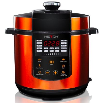 Quality pressure cooker with advanced safety features prevents accidents and injuries.