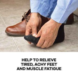 Help to relieve tired, achy feet and muscle fatigue